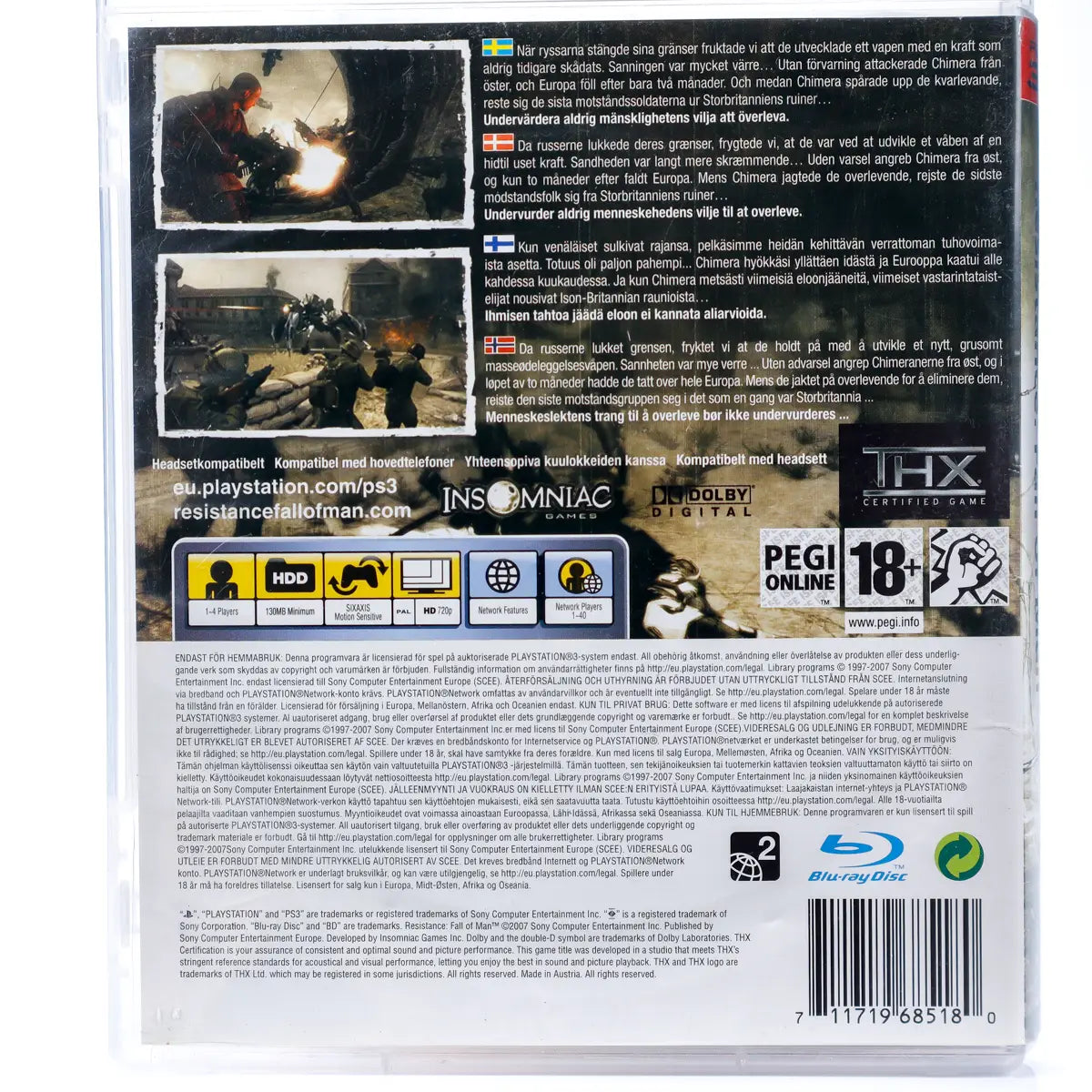 Resistance: Fall of Man - PS3 spill - Retrospillkongen