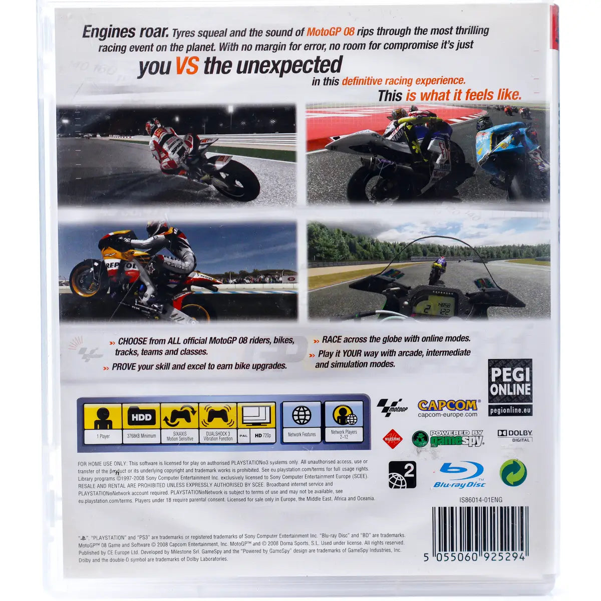 MotoGP 08 - PS3 spill - Retrospillkongen