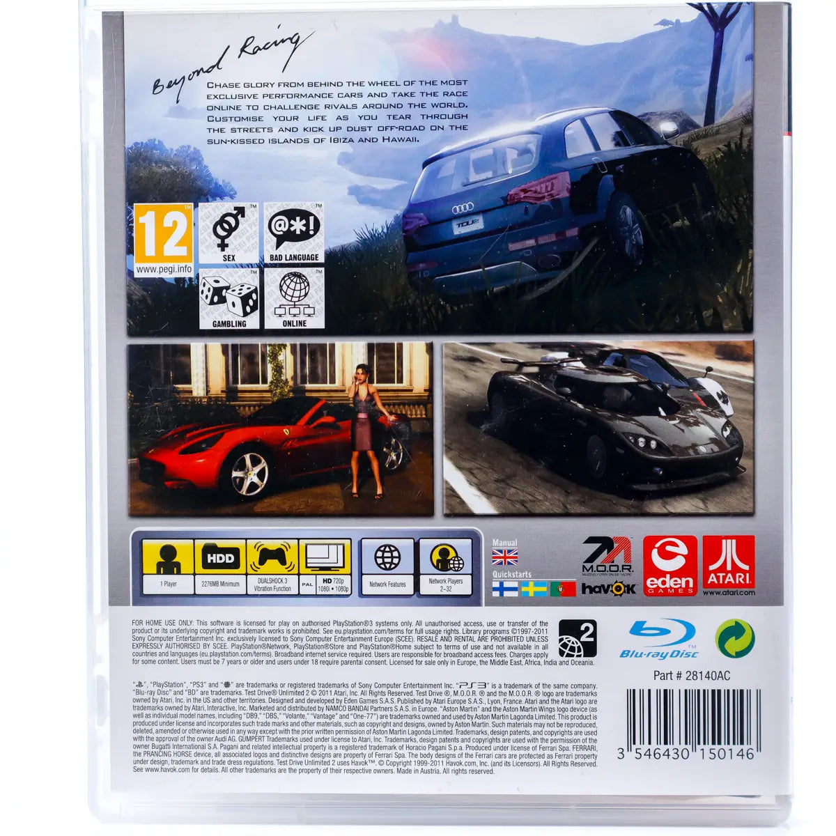 Test Drive Unlimited 2 - PS3 spill - Retrospillkongen