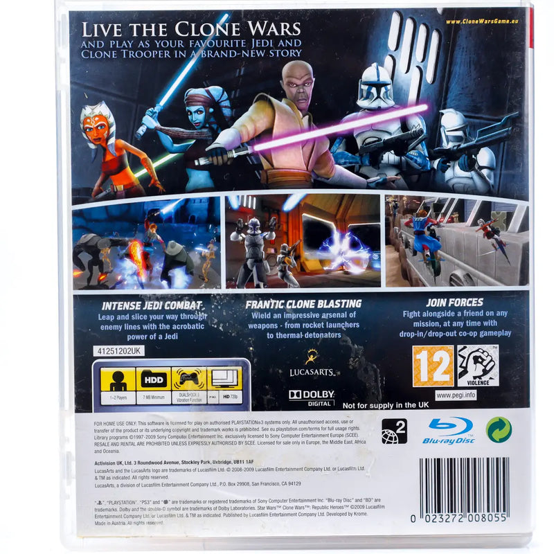 Star Wars: The Clone Wars - Republic Heroes - PS3 spill