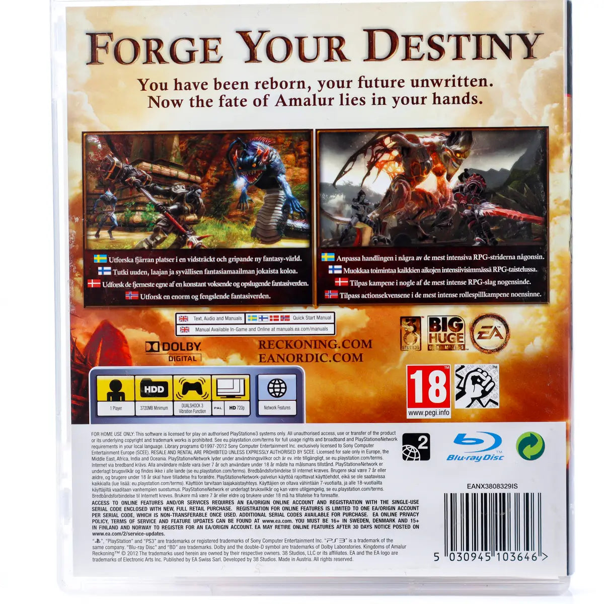 Kingdoms of Amalur: Reckoning - PS3 spill - Retrospillkongen