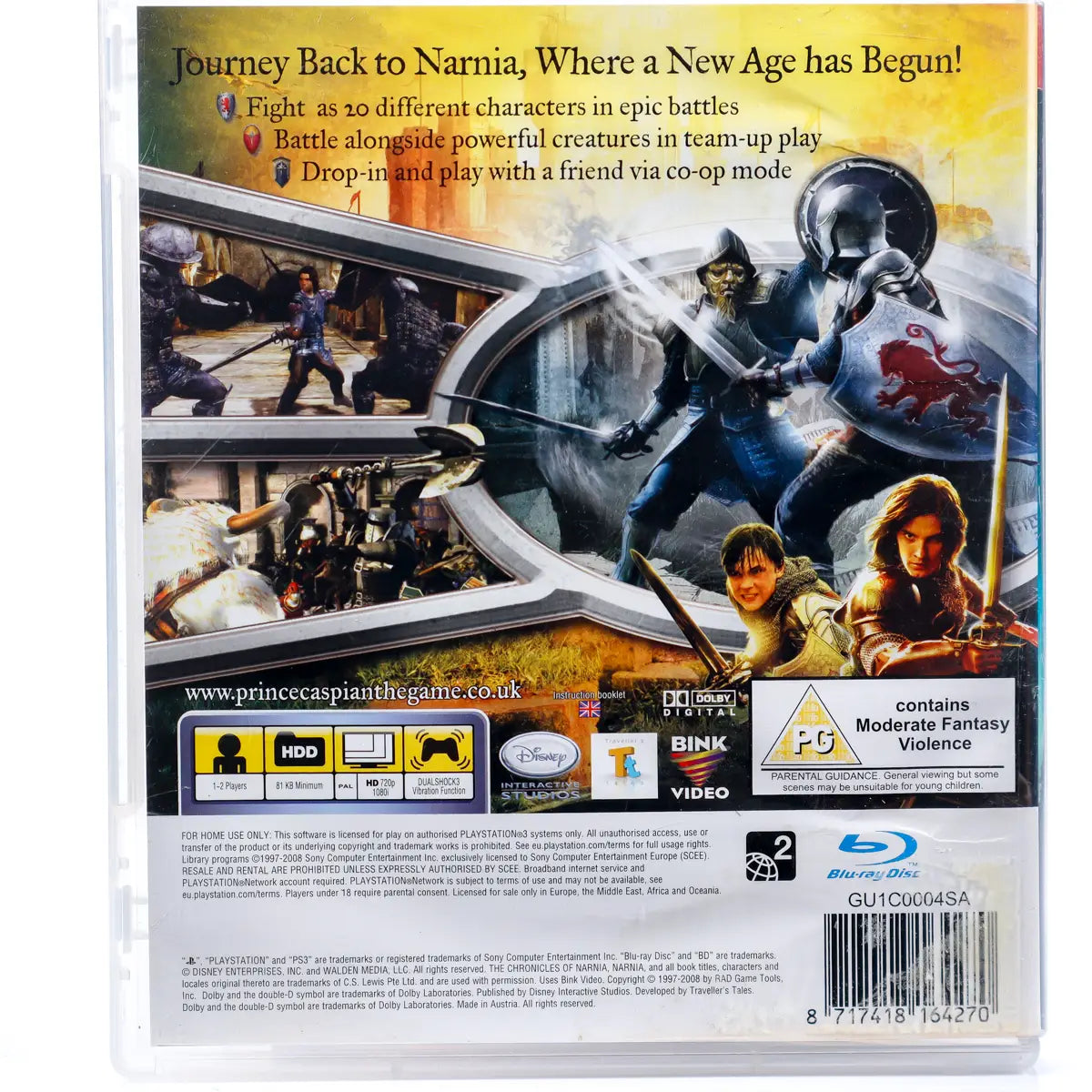 The Chronicles Of Narnia: Prince Caspian - PS3 spill - Retrospillkongen