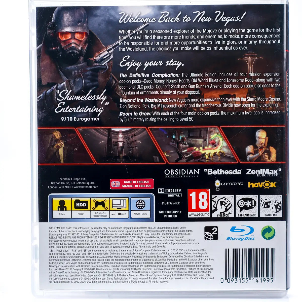 Fallout: New Vegas - Ultimate Edition - PS3 spill - Retrospillkongen
