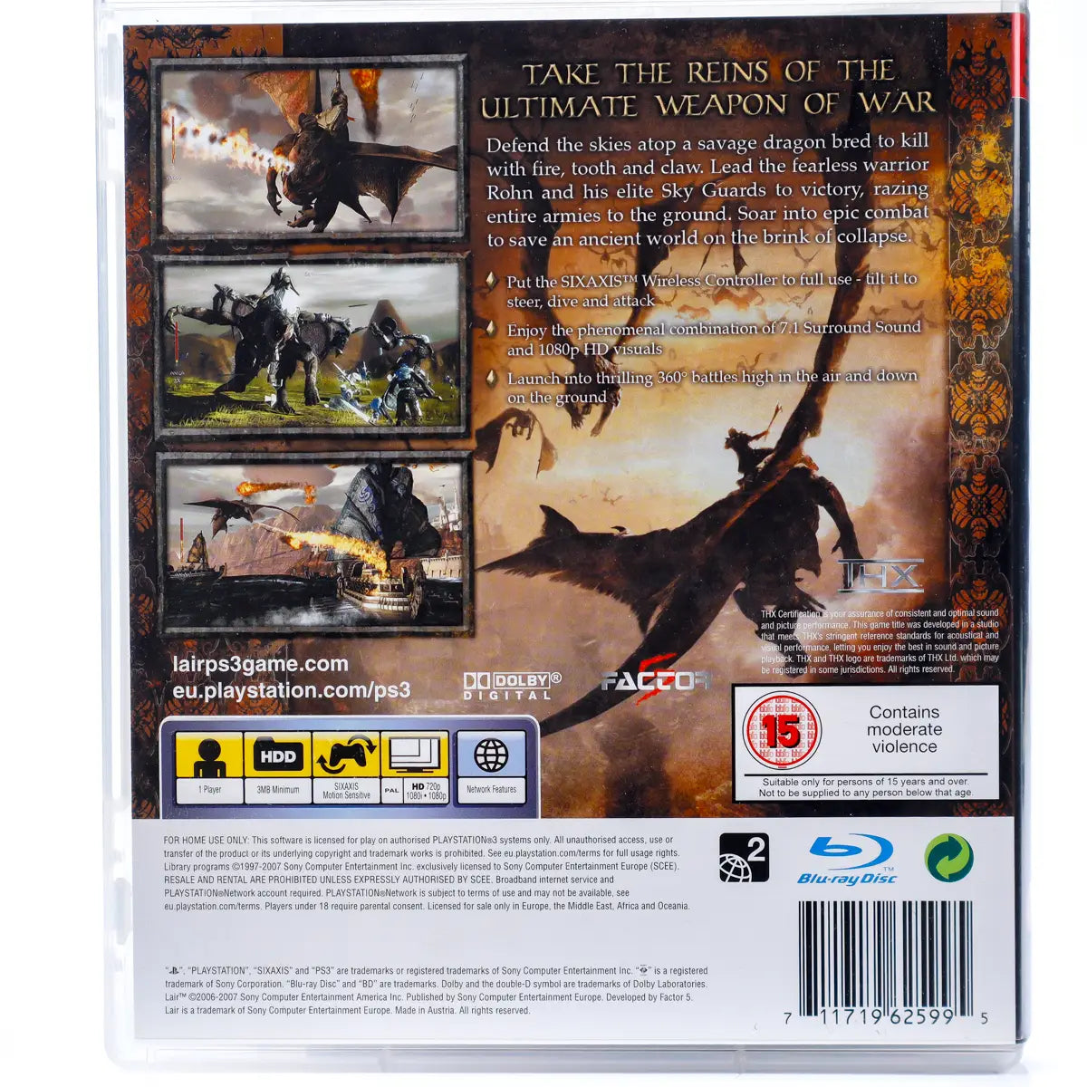 LAIR - PS3 spill - Retrospillkongen