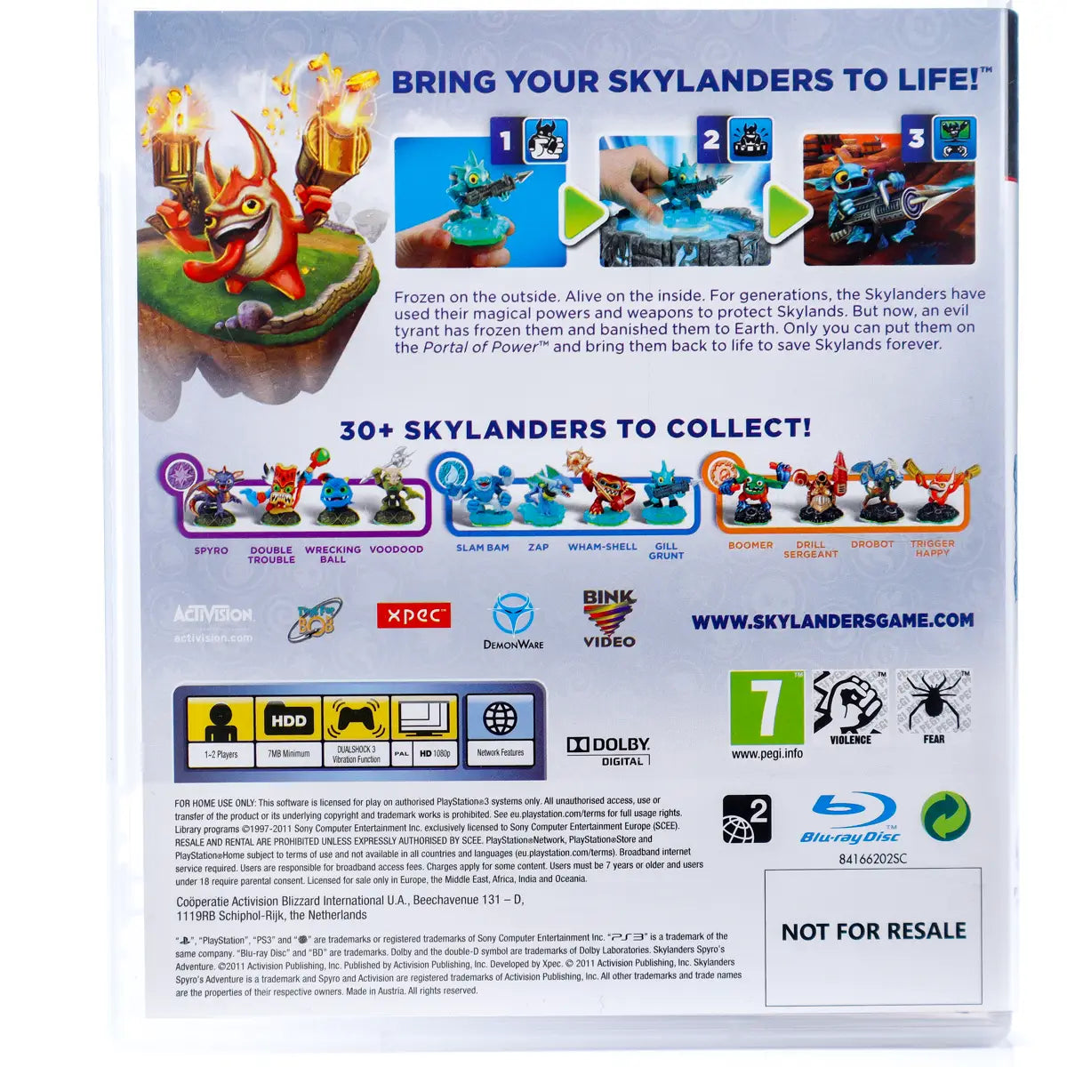 Skylanders Spyro's Adventure - PS3 spill - Retrospillkongen