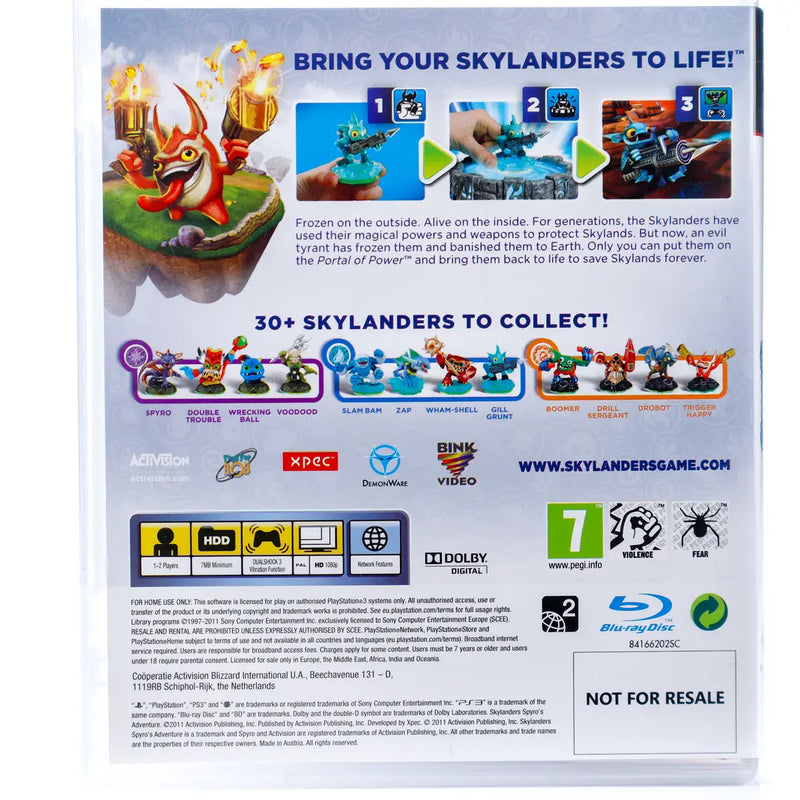 Skylanders Spyro's Adventure - PS3 spill