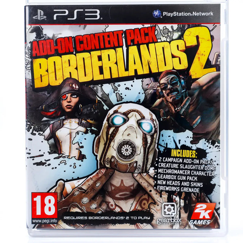 Borderlands 2: Add-on Content Pack - PS3 spill