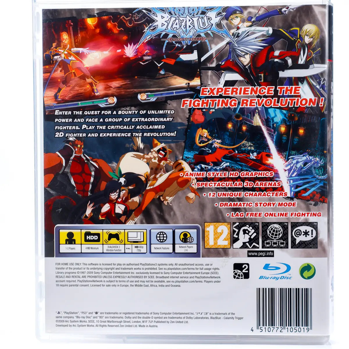 BlazBlue: Calamity Trigger - PS3 spill - Retrospillkongen