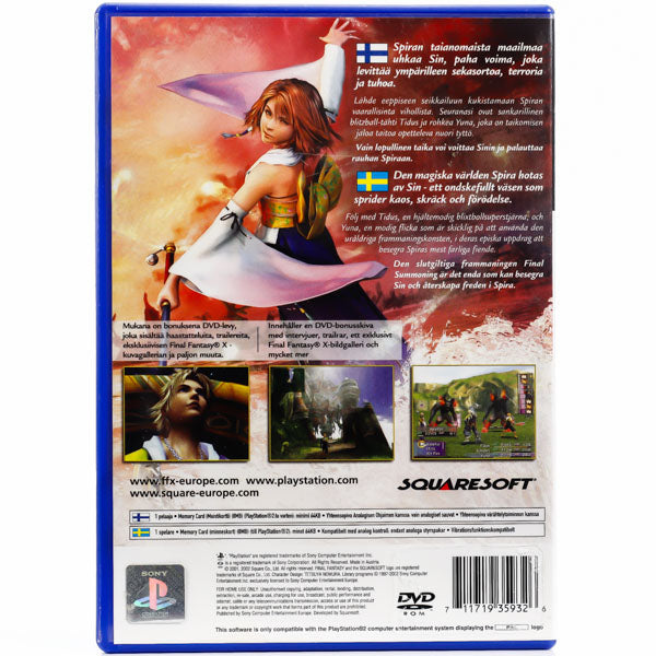 Renovert Final Fantasy X - PS2 spill - Retrospillkongen