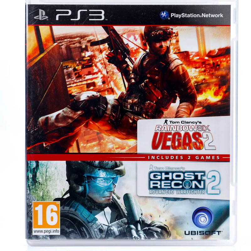 Tom Clancy's Rainbow Six Vegas 2 / Ghost Recon Advanced Warfighter 2 Double Pack - PS3 spill