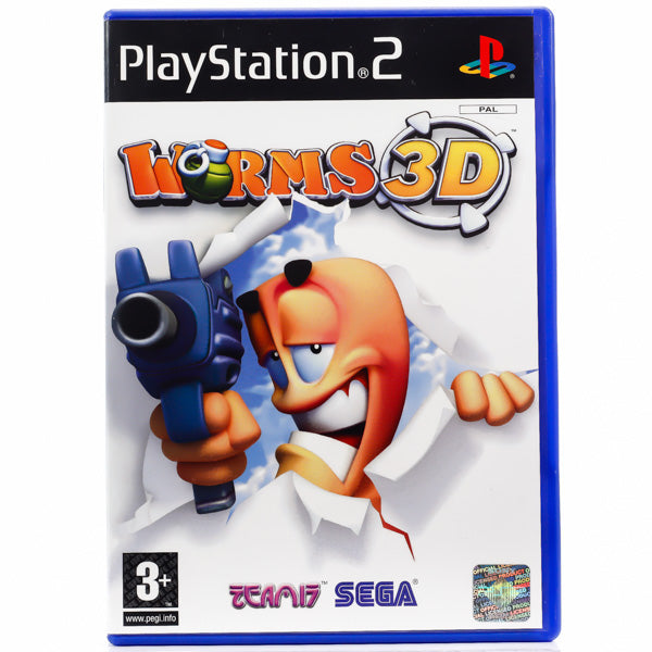 Renovert Worms 3D - PS2 Spill - Retrospillkongen
