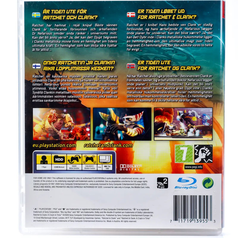 Ratchet & Clank: A Crack in Time - PS3 spill