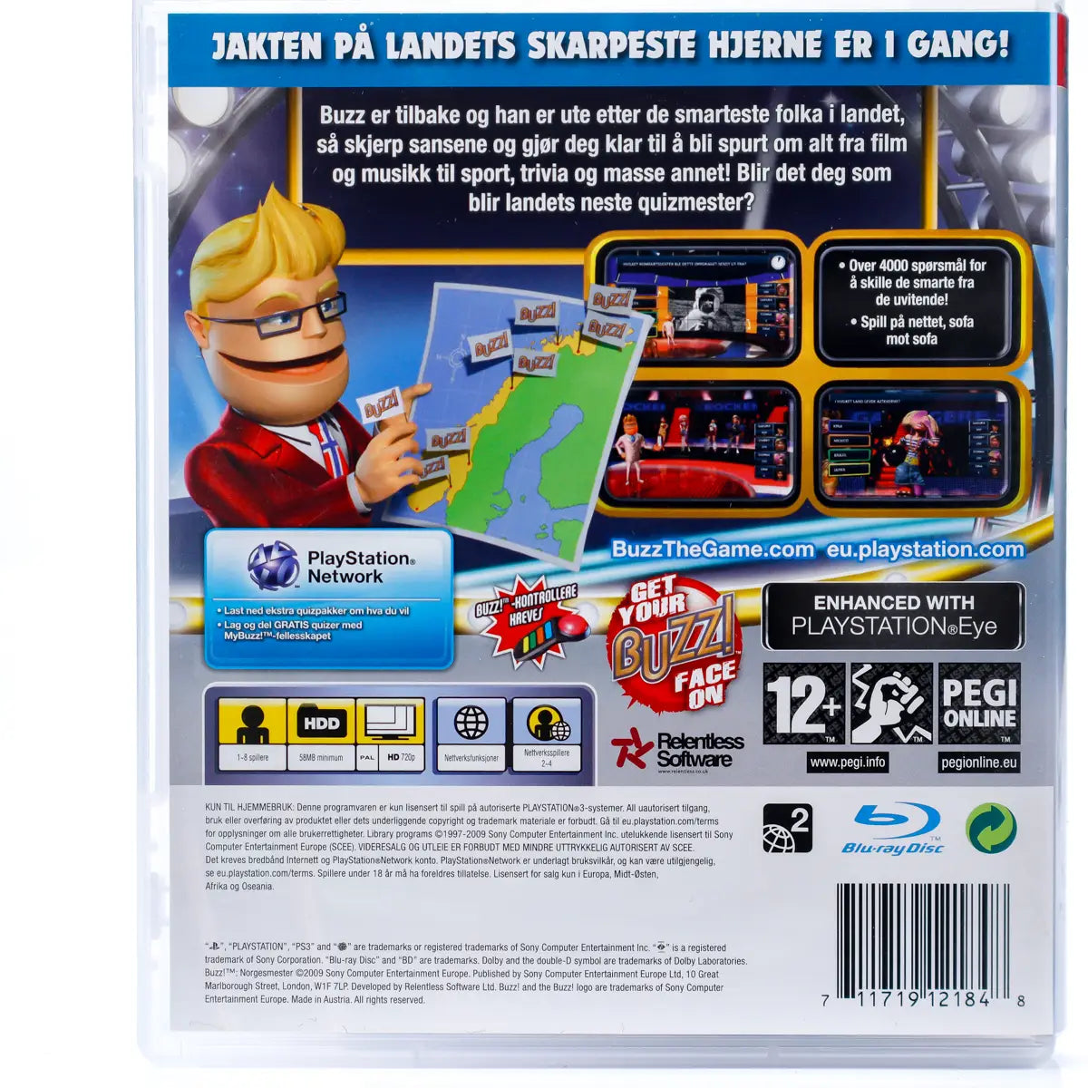 Buzz! Norgesmester - PS3 spill - Retrospillkongen