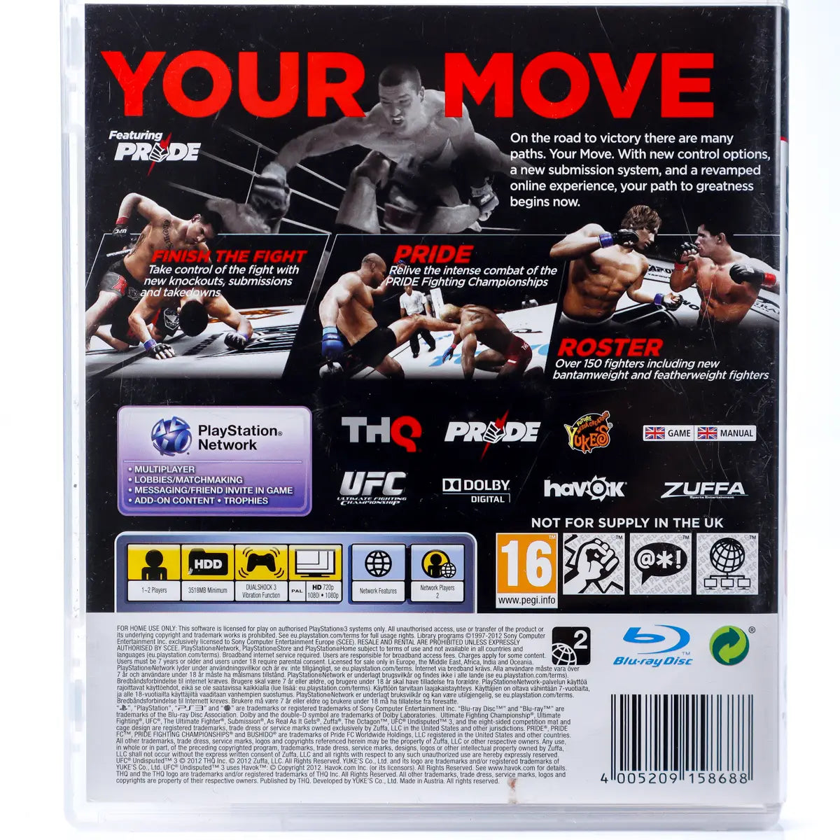 UFC Undisputed 3 - PS3 Spill - Retrospillkongen