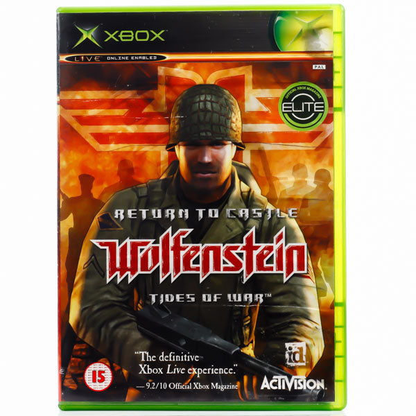 Renovert Return to Castle Wolfenstein: Tides of War  - Xbox Original-spill - Retrospillkongen