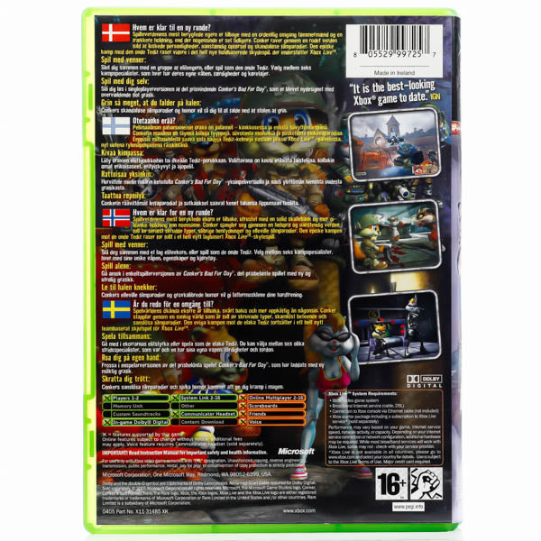Renovert Conker: Live & Reloaded - Xbox Original-spill - Retrospillkongen