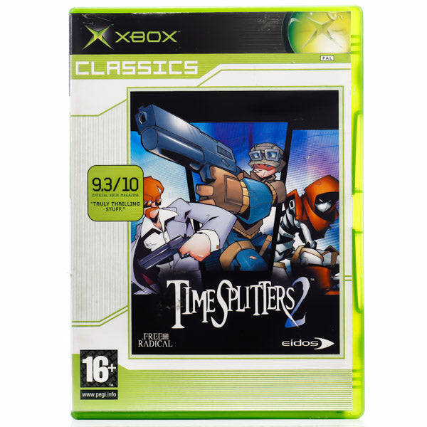 Renovert TimeSplitters 2 - Xbox spill - Retrospillkongen
