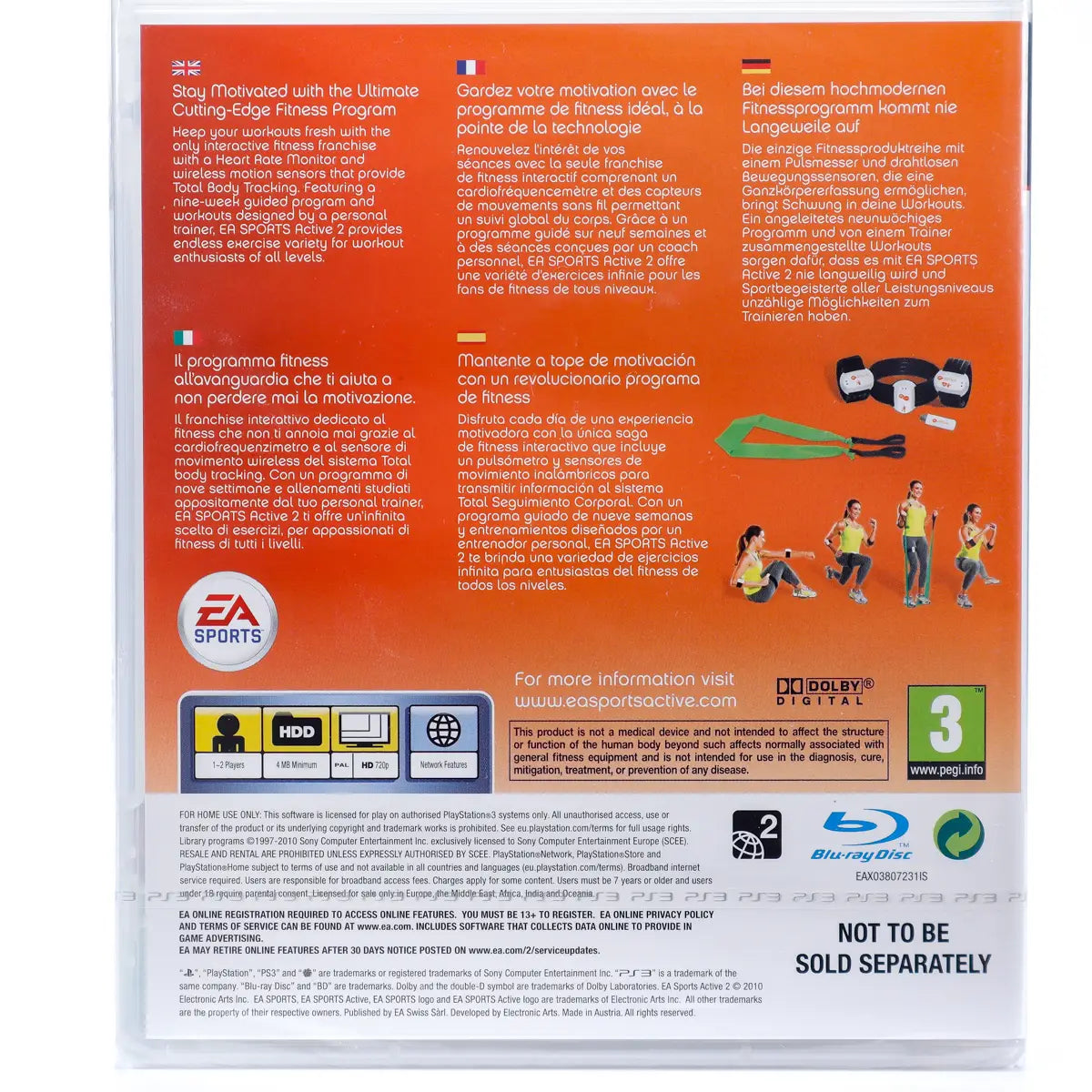 EA Sports Active 2 - PS3 spill (Forseglet) - Retrospillkongen
