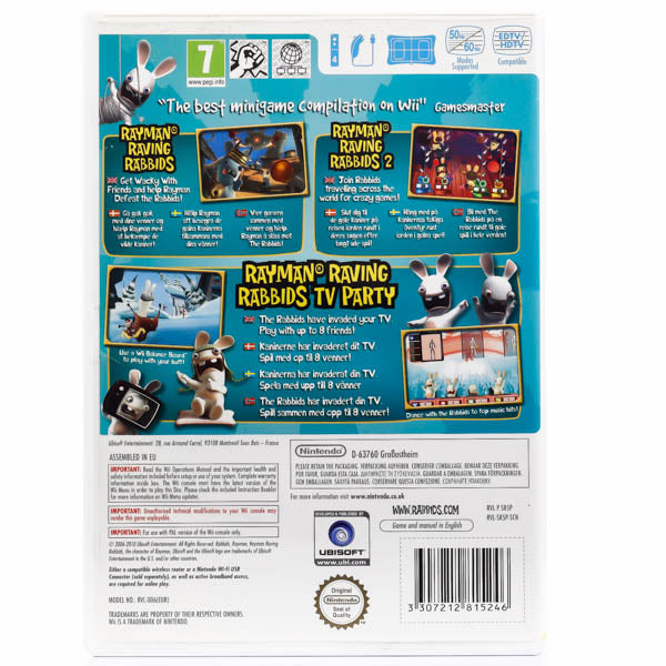 Renovert Raving Rabbids Party Collection - Wii spill - Retrospillkongen