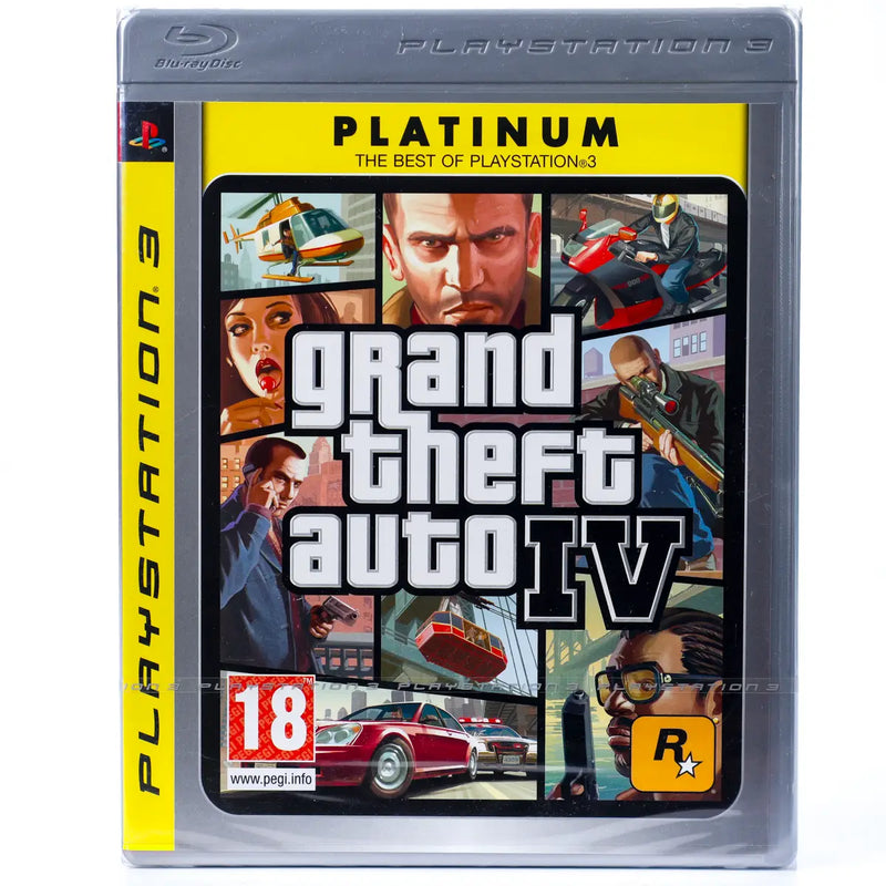 Grand Theft Auto IV - Platinum - PS3 spill (Forseglet)