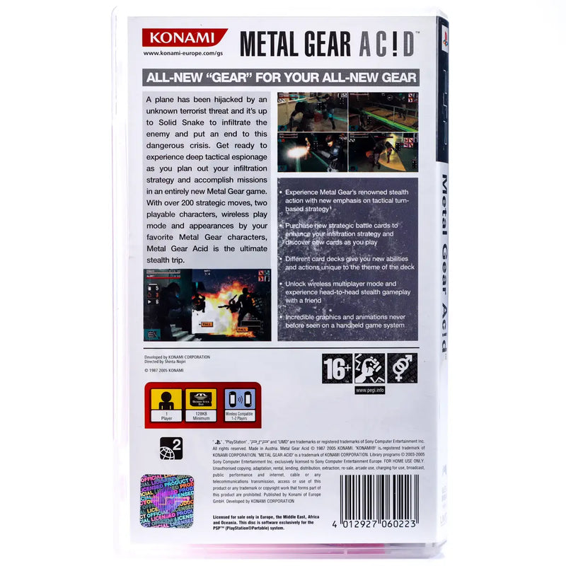 Metal Gear Ac!d - PSP spill