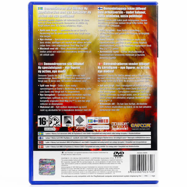 Renovert Devil May Cry 3: Dante's Awakening - Special Edition - PS2 Spill - Retrospillkongen