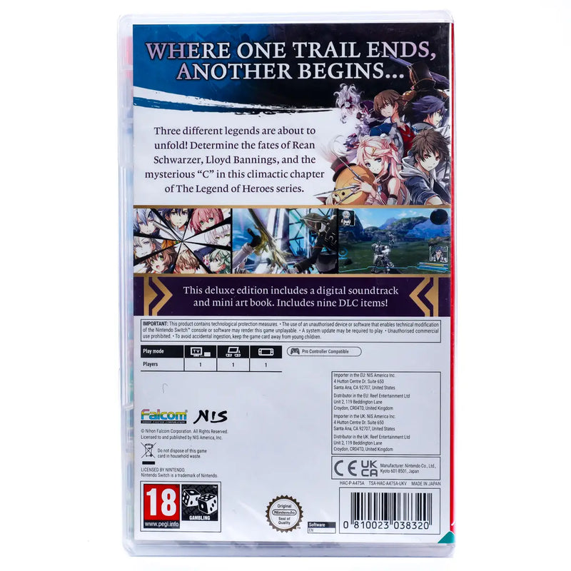 The Legend of Heroes: Trails into Reverie: Deluxe Edition - Switch spill (Forseglet)