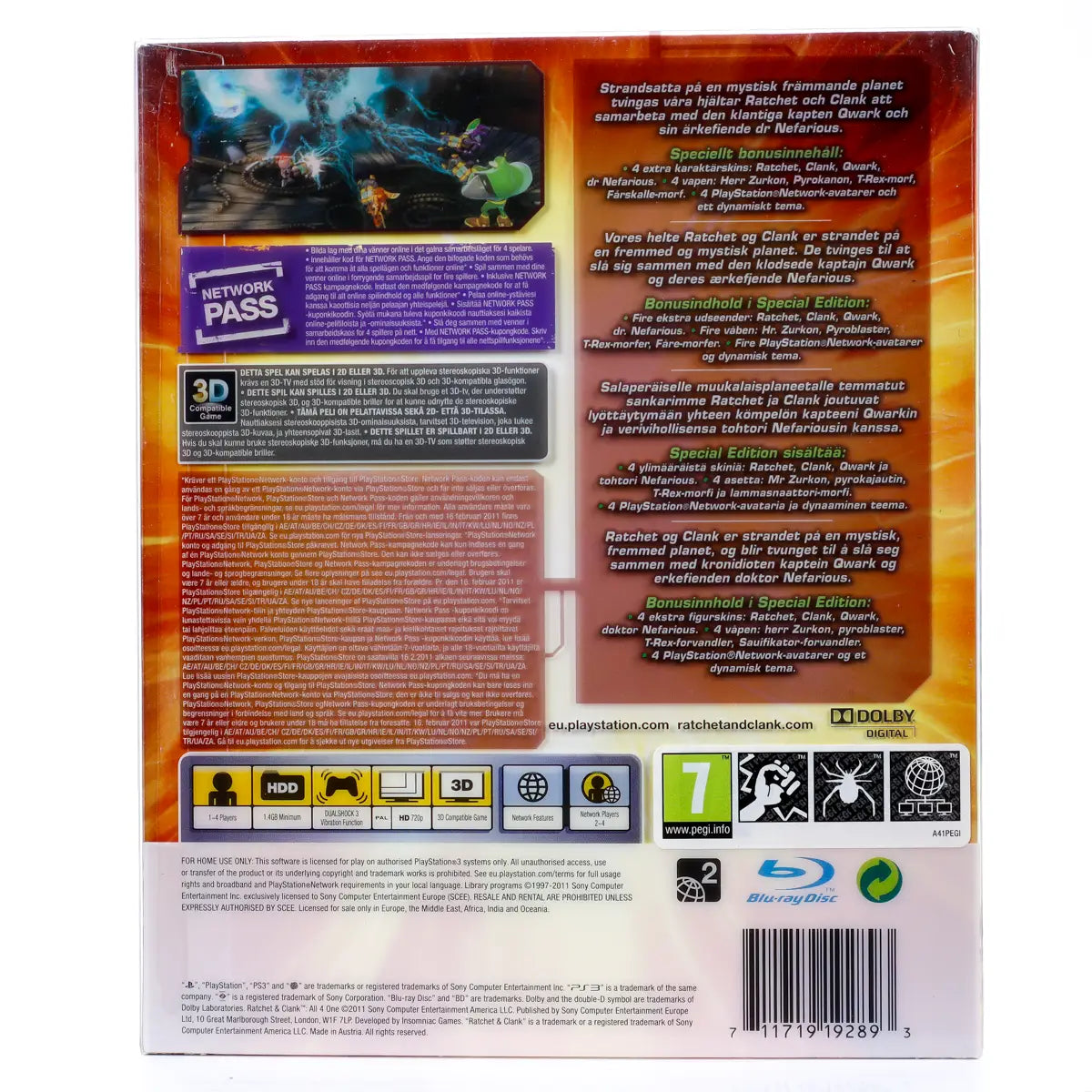 Ratchet & Clank: All 4 One - Special Edition - PS3 spill - Retrospillkongen