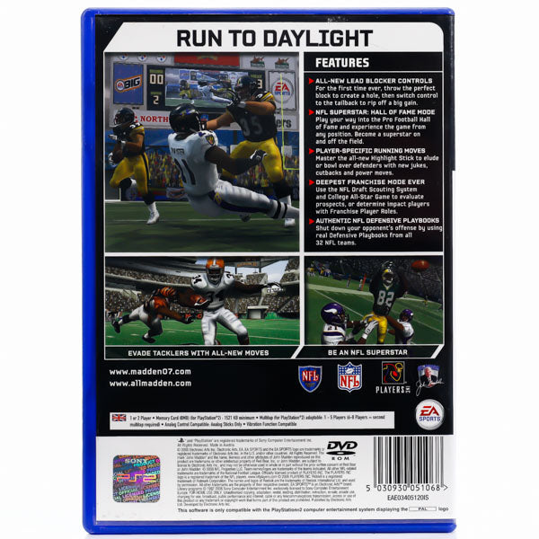 Renovert Madden NFL 07 - PS2 Spill - Retrospillkongen