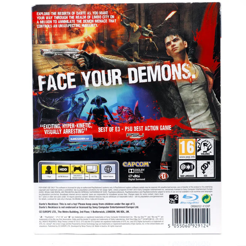 DmC: Devil May Cry - Son of Sparda Edition - PS3 spill