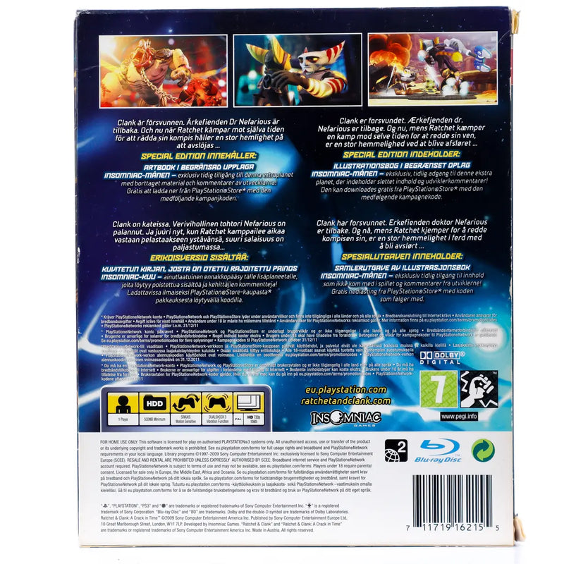 Ratchet & Clank: A Crack in Time (Collector's Edition) - PS3 spill