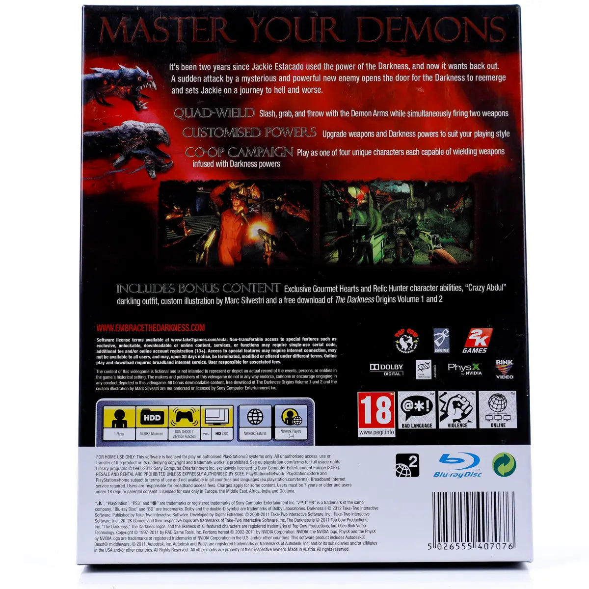 The Darkness II - PS3 spill - Retrospillkongen