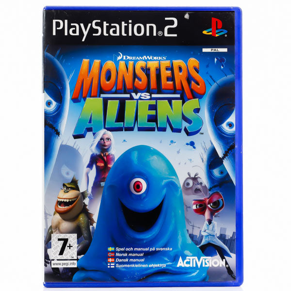 Renovert Monsters vs. Aliens  - PS2 Spill - Retrospillkongen