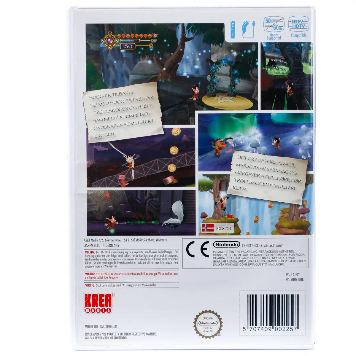 Hugo: Magi i Trollskogen - WII spill - Retrospillkongen