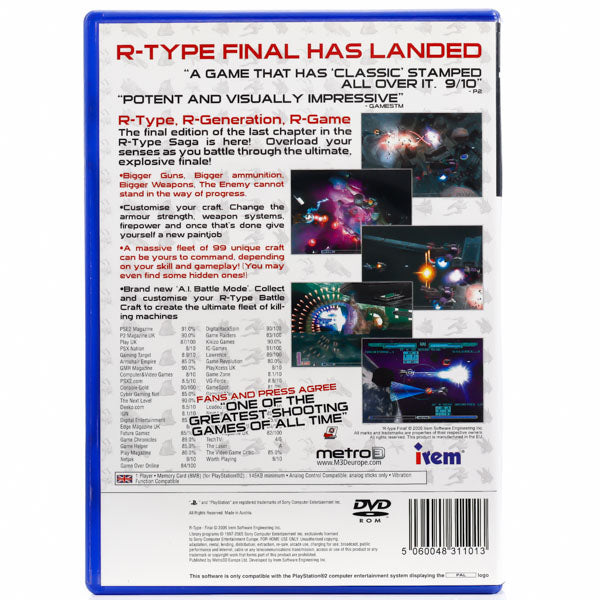 Renovert R-Type Final - PS2 Spill - Retrospillkongen