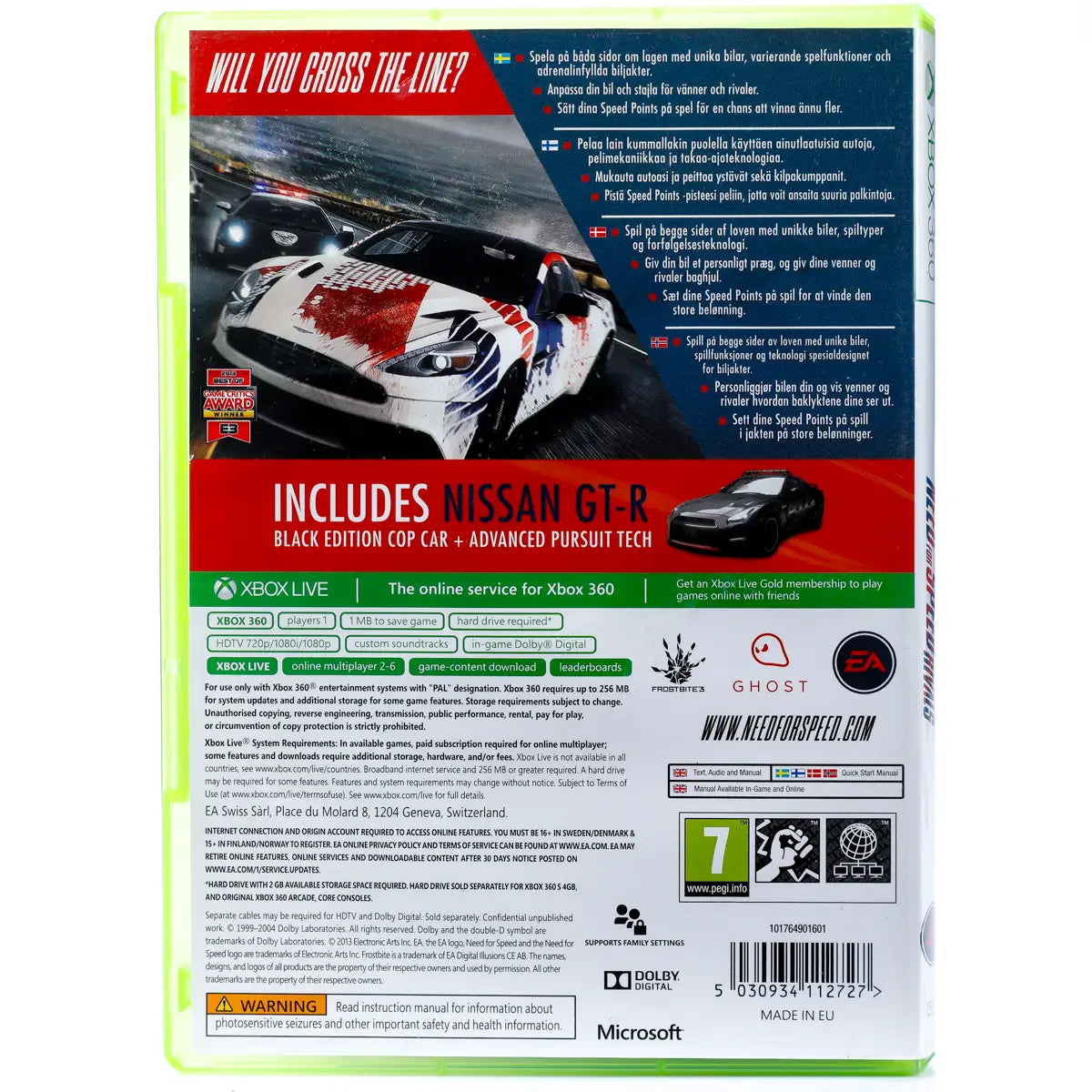 Need for Speed: Rivals - Xbox 360 spill - Retrospillkongen