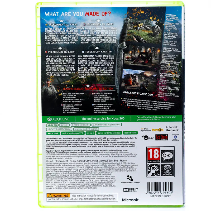 Far Cry 4: Limited Edition - Xbox 360 spill