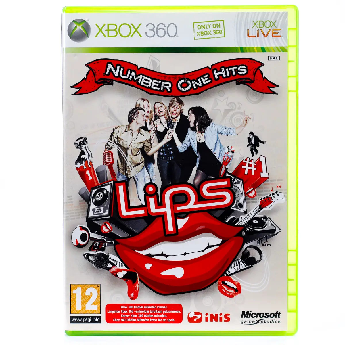 Lips: Number One Hits - Xbox 360 spill - Retrospillkongen