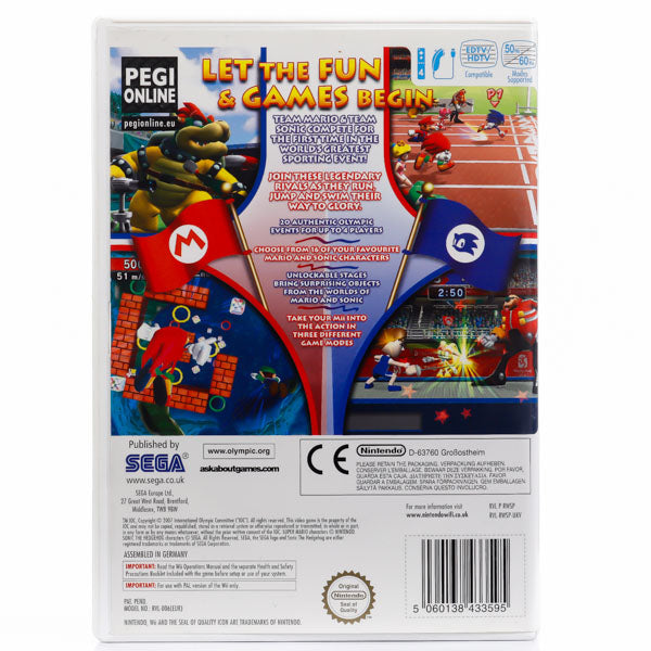 Renovert Mario & Sonic at the Olympic Games - Wii spill - Retrospillkongen