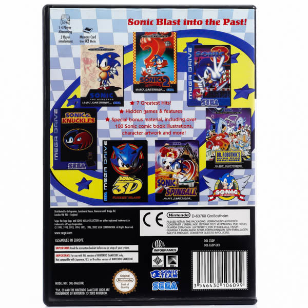 Renovert Sonic Mega Collection - GameCube spill - Retrospillkongen