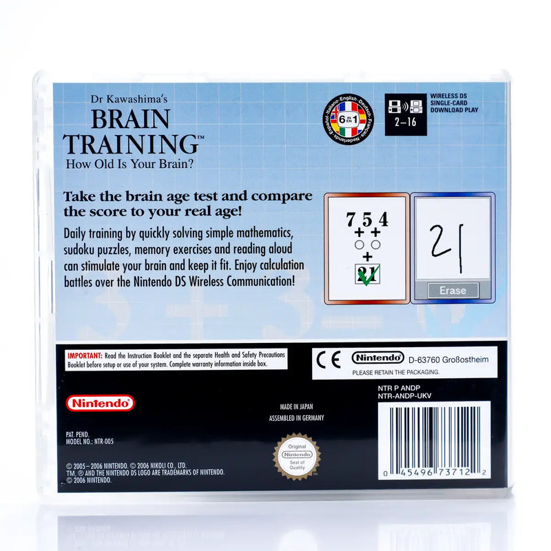 Dr Kawashima's Brain Training: How Old Is Your Brain? - Nintendo DS spill