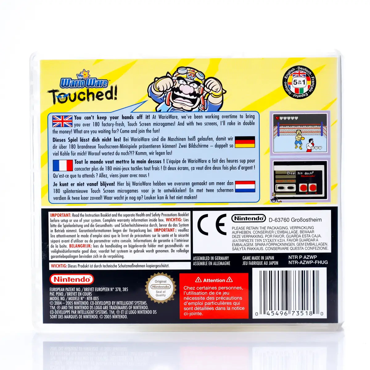WarioWare: Touched! - Nintendo DS spill - Retrospillkongen