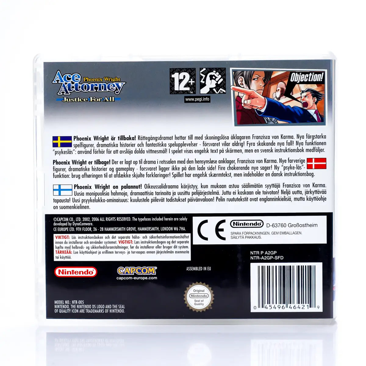 Phoenix Wright: Ace Attorney - Justice for All - Nintendo DS spill - Retrospillkongen