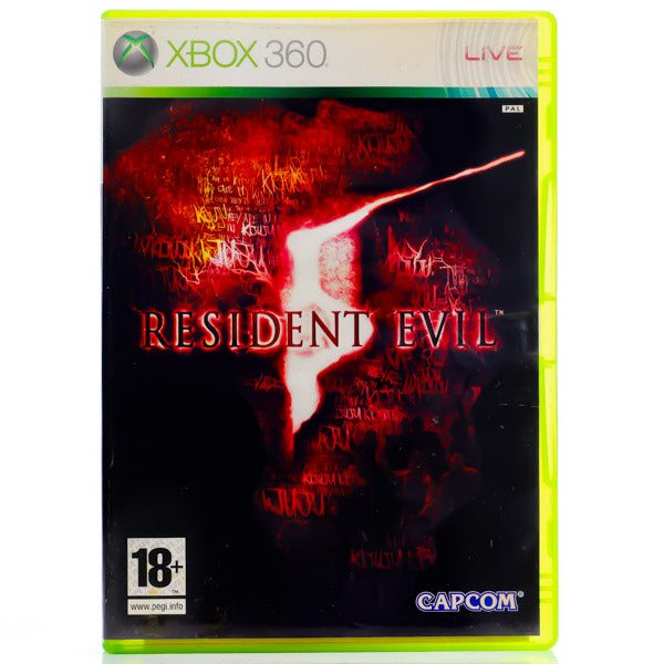 Renovert Resident Evil 5 - Xbox 360 spill - Retrospillkongen