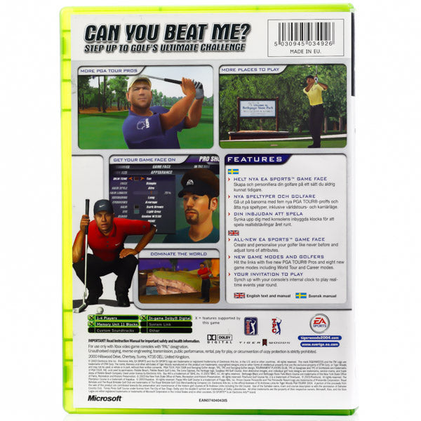 Renovert Tiger Woods PGA Tour 2004 - Xbox spill - Retrospillkongen