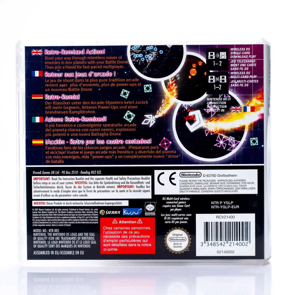 Geometry Wars Galaxies  - Nintendo DS spill - Retrospillkongen