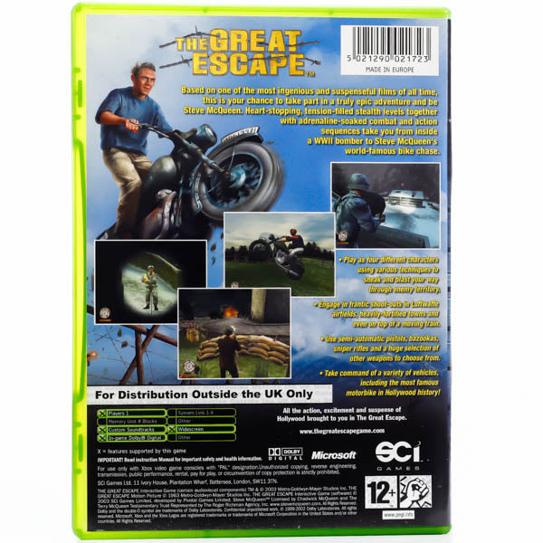 Renovert The Great Escape - Xbox spill - Retrospillkongen
