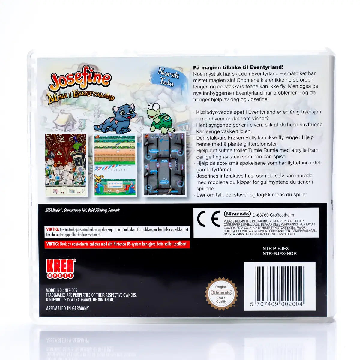 Josefine Magi i Eventyrland - Nintendo DS spill - Retrospillkongen