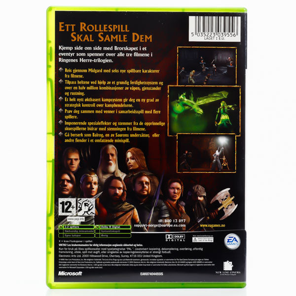 Renovert The Lord of the Rings: The Third Age - Xbox spill - Retrospillkongen