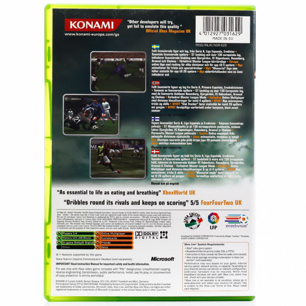 Renovert World Soccer: Winning Eleven 9 - Xbox spill - Retrospillkongen